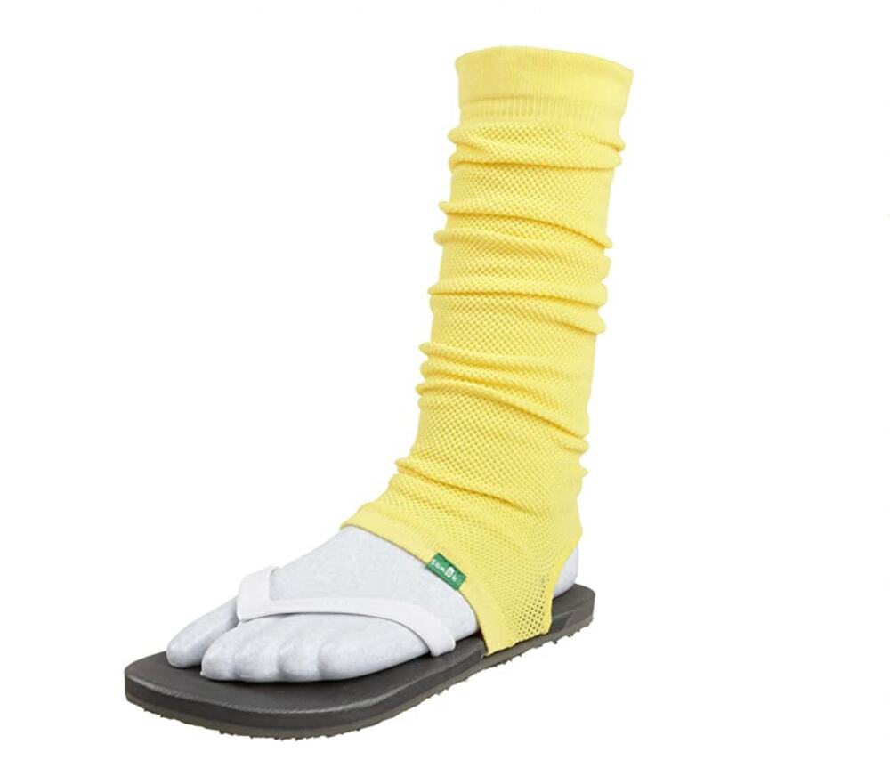 Sanuk Tubeflops Women's Sandals Yellow | Size 10